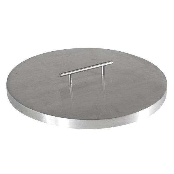 Celestial Fire Glass Stainless Steel Fire Pit Lid for Round Fire Pits